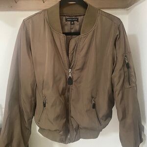 Olive Green Bomber Jacket